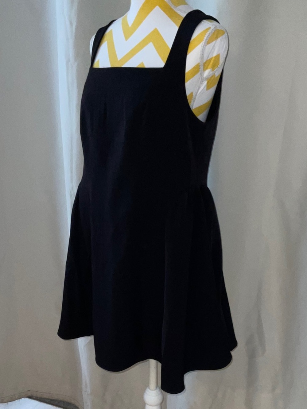 H&M Black Dress with Square Neckline